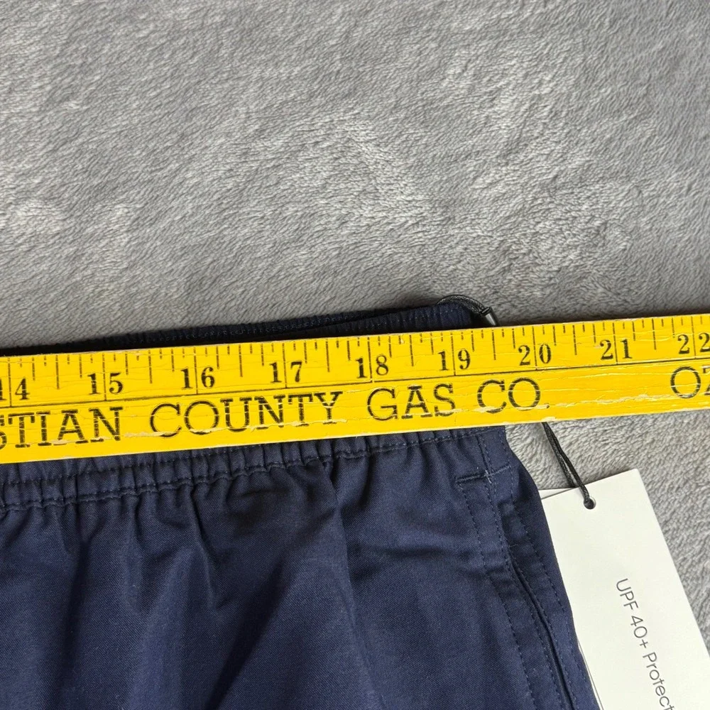 Calvin Klein Swim Trunks Men XXL Navy Blue Logo Graphic UPF 40+ CB3DP009 NWT